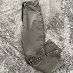 RARE Vintage Paula Lishman Leather Pants